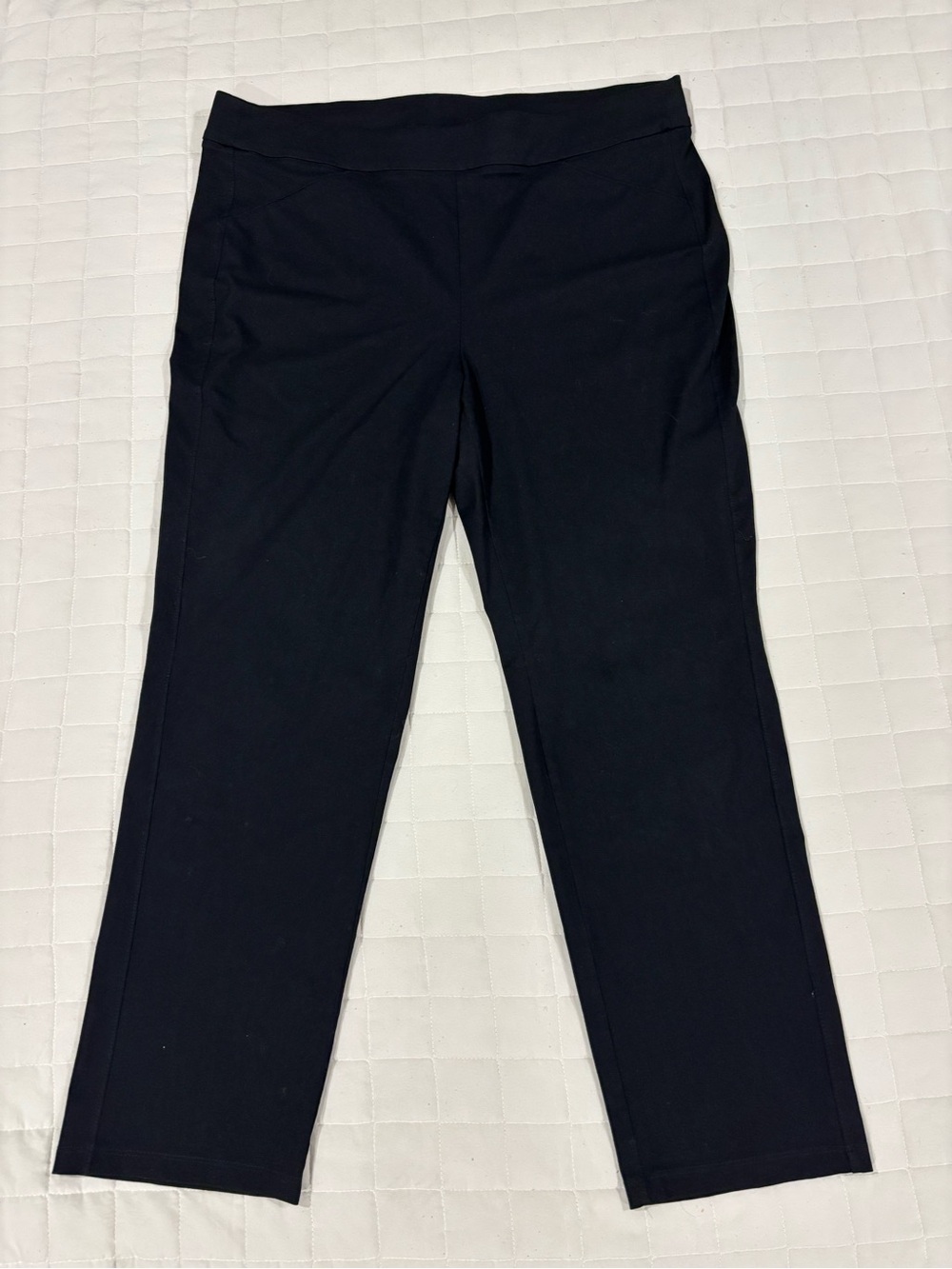 Chico’s Travelers Collection Black Ankle Stretch Pants Chicos Size 3 US XL 16